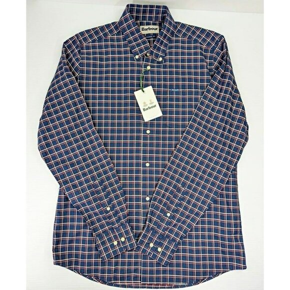 Barbour Harthope Men's Cotton Tailored Fit Button Down Shirt Size S (MSRP $100) - Picture 4 of 7
